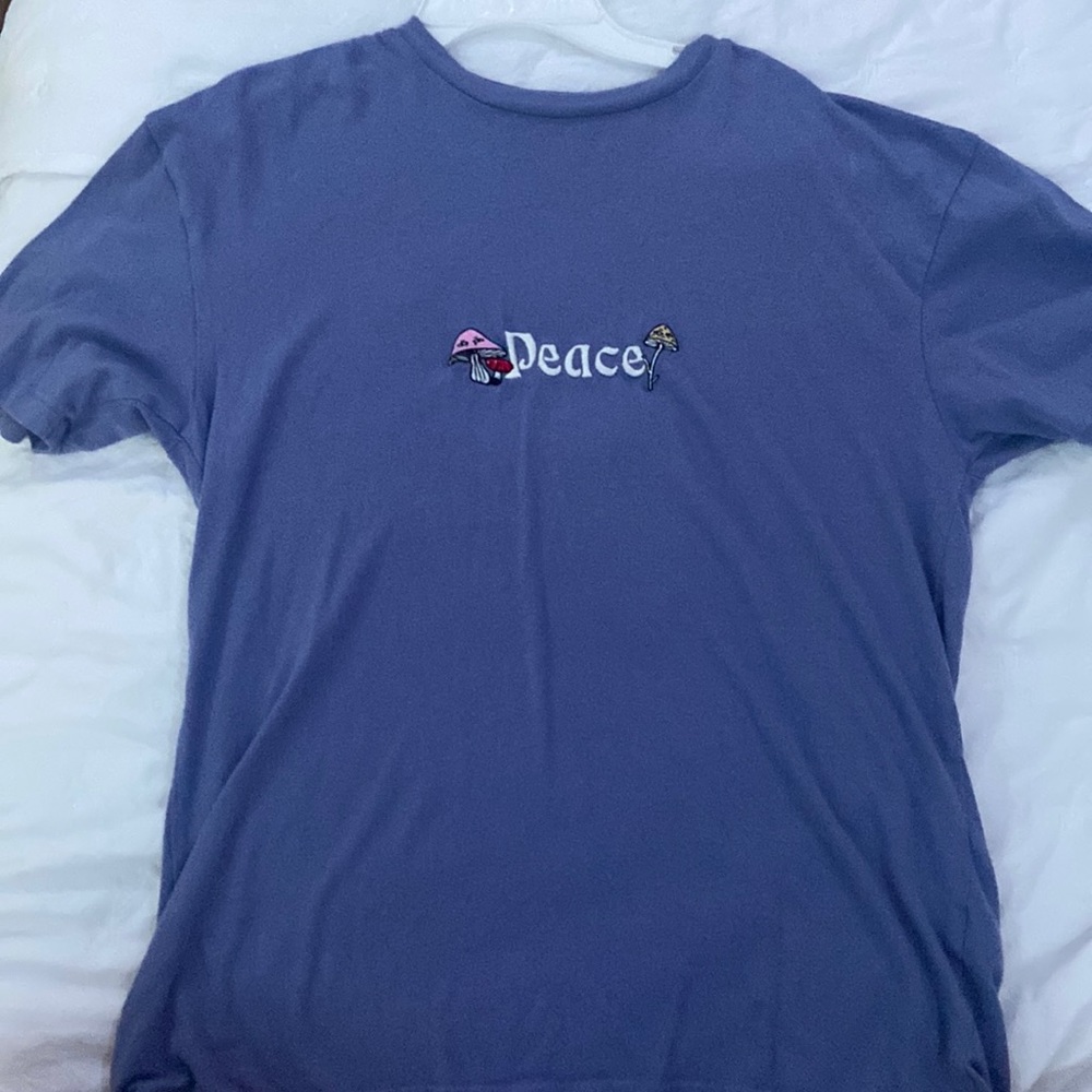 Purple graphic tee